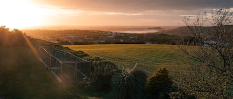 Take in the sea air and panoramic views of St Ives Bay from your balcony.