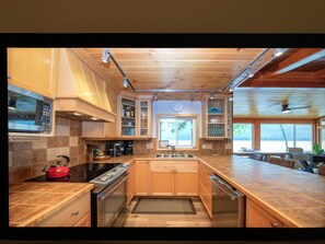 Kitchen looking west