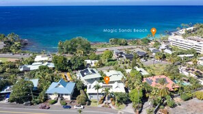 Only 5 minute walk to Magic Sands Beach thru safe and quiet neighborhood