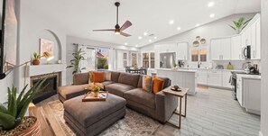 Sit and relax in our living area! 