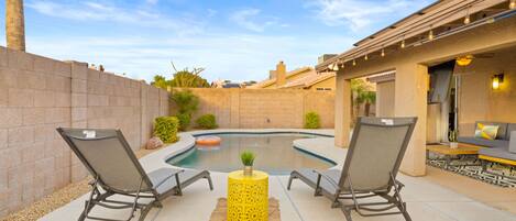 Simply cozy and ready for a tan! Enjoy our pool area!