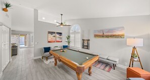 Game on! Please enjoy our pool table! 
