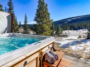 Adventure all day, then sink in for a soak in the saltwater hot tub