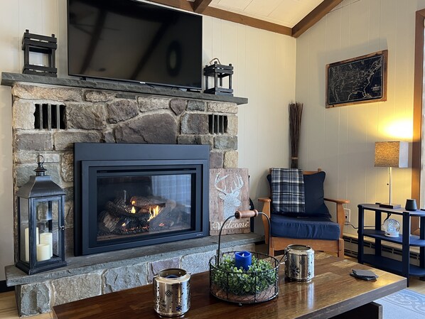 Cozy Family Room Fireplace