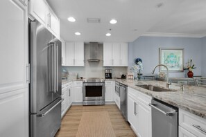 Renovated kitchen with premium appliances