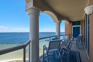 View from the private patio