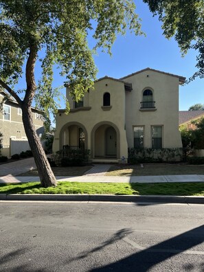 Front view from park across the street