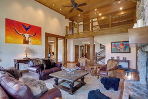 Enjoy the expansive elegance of soaring high ceilings.