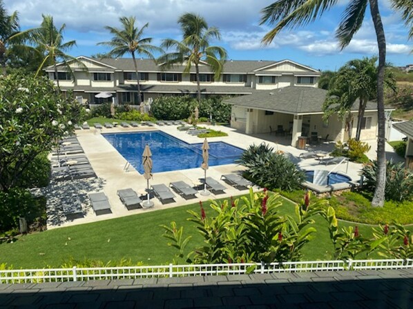 Spend your days lazing by the resort pool. Soaking up that much needed Vitamin D