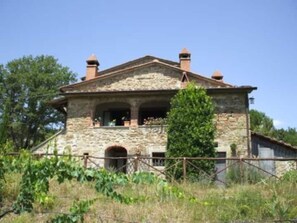 Haus Südseite mit Veranda