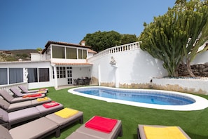 View of lower level private pool