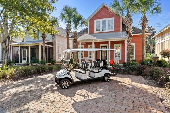 6-Seat Golf Cart Included