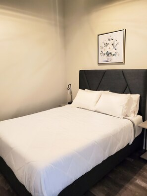 Queen sized bed