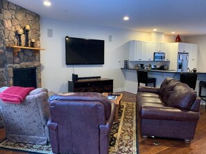 Living Room with gas fireplace