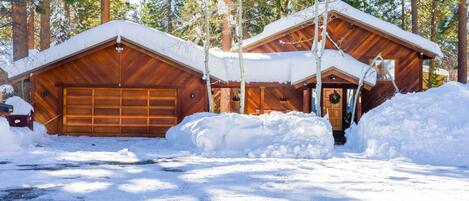 Exterior of the property. Has a cover walkway from garage to the front door.