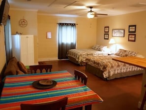 Bedding - Dining - Living Area