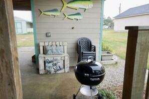 Outdoor cooking area