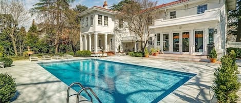 Private pool and patio grilling area ready for entertaining and relaxing.