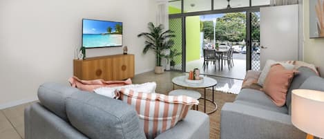 Living area with Smart TV