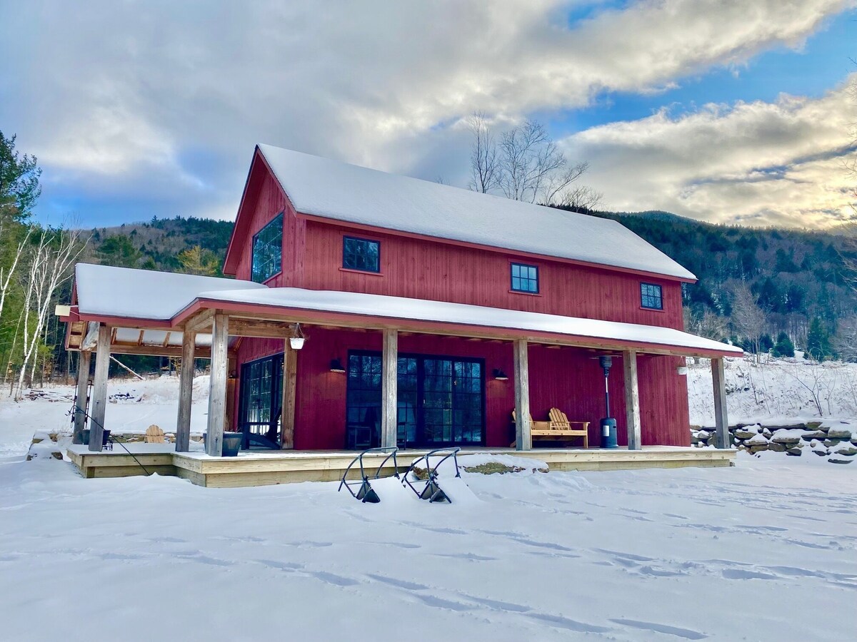 Contemporary Mt Ascutney Custom Home with Views