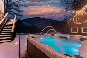 Hot tub with a view
