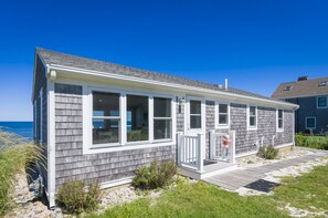 View of the front of the home that welcomes you.