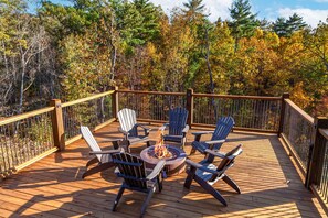 Brand New Fire Pit Deck Fall 2023!