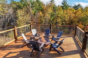 Brand New Fire Pit Deck Fall 2023!