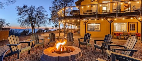 Life becomes magical when you add mountain air, a campfire and some quite.