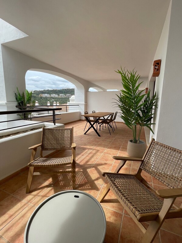 Large West Facing Sunny Terrace ideal for Chilling and Al Fresco Dining 