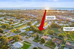Just a 5-minute drive to the stunning Florida white sand beach + close to 7 beaches.