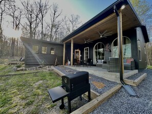 A view of our front porch - a great place to hang out and see the views