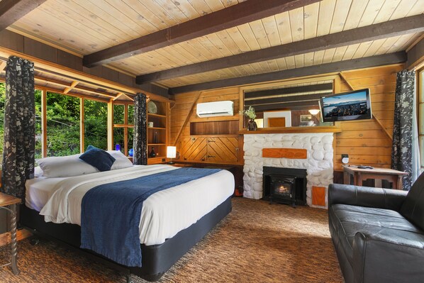 Sleeping and living area