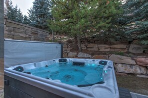 Hot Tub on Outdoor Patio