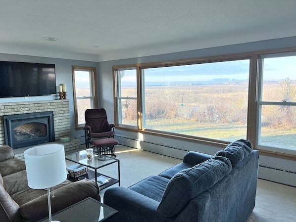 Main floor living room - what a view!