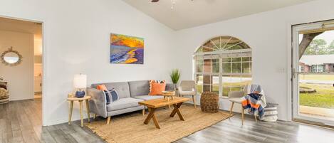 Front living room with TV