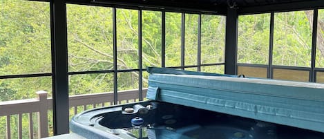 Bubbelpool inomhus