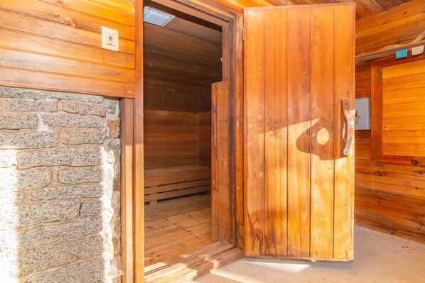 Experience the health benefits and relax in your own private sauna retreat!