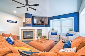 Living Room | Central A/C & Heating | Smart TVs