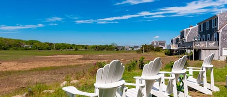 Gorgeous views and one home away from beautiful East Sandwich Beach.