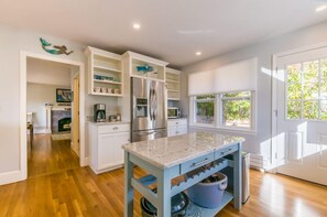 Updated and bright kitchen.