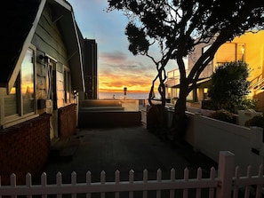 Great views from front yard with BBQ. 