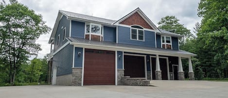 Enjoy this beautiful, custom-built, secluded Traverse City home!