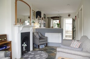 Cosy entrance lounge at Briar Cottage in Middleham in the Yorkshire Dales