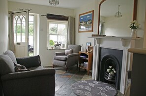 Cosy entrance lounge at Briar Cottage in Middleham in the Yorkshire Dales