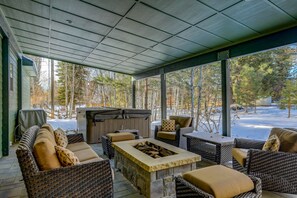 Outdoor seating area