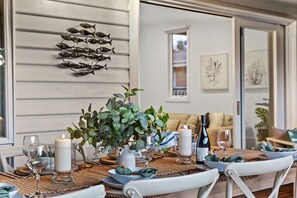 Intimate dinner setting