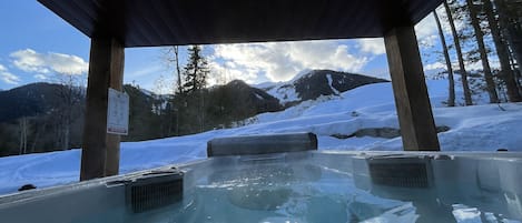 Bañera de hidromasaje al aire libre