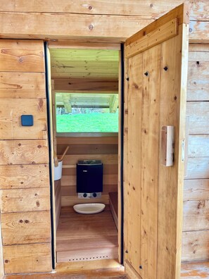 Sauna accessible toute l’année 