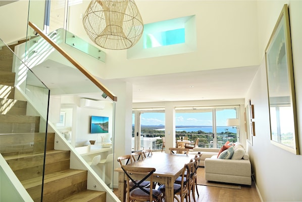 Views as soon as you step into your penthouse with private pool.